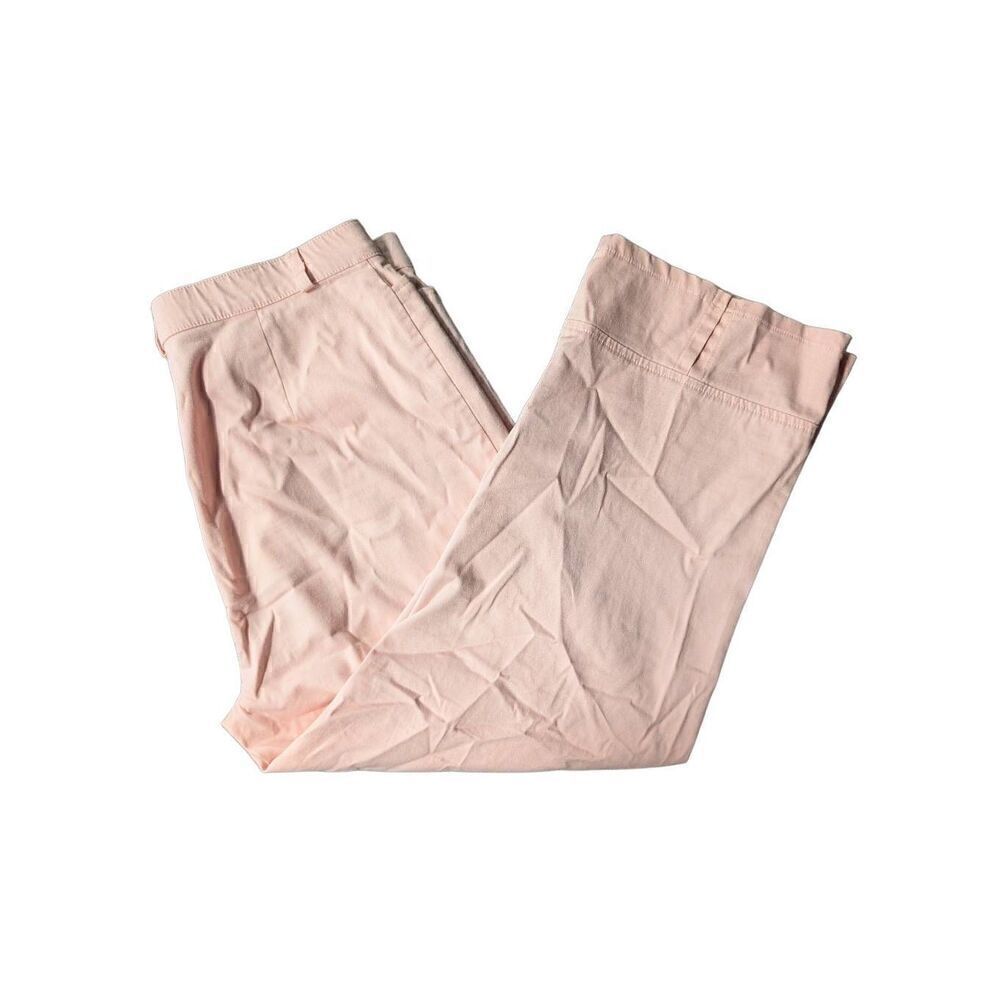 Tribal Stretch Extensible Light Pink Cropped Ankle Slit Pants Size 6